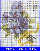 Schemi piccoli fiori-schema-punto-croce-viole-mammole%5B1%5D-jpg