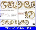 Bordura per asciugamani viso e ospite-4-5asciug-greca-bicolore-jpg