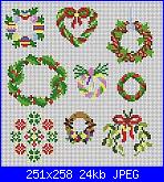 Schemi poinsettie-coroncine-dmc-jpg