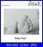 Cerco schema "Baby Feet" - Austitch, Designed By: J.K.Smith-baby-feet-j-k-smith-2-jpg