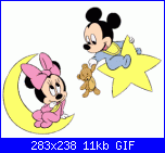 Schema Topolino su stella-clipbabiesfloat2-gif