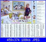 legenda colori Looney Tunes dalla rivista Marileny Ponto Cruz - nº08-legenda-jpg