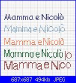 scritta Mamma e Nicolò + baby mickey-giadir-2-jpg
