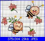 bavaglino per la pappa unisex 25 x 95 punti-apine-fiori-jpg