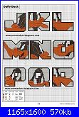 alfabeto Looney Tunes: Tweety, Gang, Sylvester, Bugs Bunny,-monograma-looney-tunes-6-2-jpg