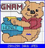 Piccoli schemi: Winnie e Pluto per bavette sfiziose-bavetta-pooh-jpg