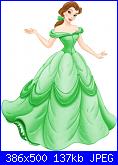 principesse ballerine-beauty-beast-belle-green-jpg