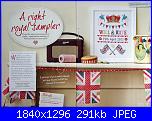 "cross stitcher N. 238" - sampler matrimonio: principe William e Kate-16-17-jpg