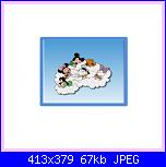 Baby Disney dormendo sulle nuvole-immagine1-jpg