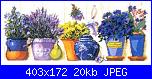DMC XCO265 vasi di lavanda o lavender pots-striscia-lavanda-foto-jpg