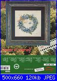 Aiuto! Kit Lanarte 34736 Blue Floreal Wreath Marjolein Bastin-img-jpg