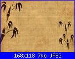 schema paesaggio giapponese monocolore-2669610-background-un-foglio-di-una-vecchia-carta-di-riso-con-figura-di-bamba-jpg