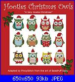cerco  schema di gufetti Bothy Threads-gufi-di-natale-jpg
