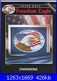 "aquilla con bandiera americana"-dimension-357-freedom-eagle-jpg