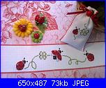 Cerco schemi per asciugapiatti-particolare-di-strofinaccio-con-coccinelle-e-sacchettino-jpg