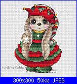 Cerco schemi Svetlana Sichkar-bunny-christmas-elf-svetlana-sichkar-jpg