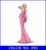 Dalle figurine di porcellana di Thomas Kinkade, la serie Elegant Lady No. 156-elegant-lady-marilyn-monroe-pink-jpg