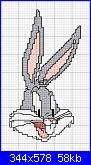 skemini disney-disegni-punto-croce-bugs-bunny-jpg