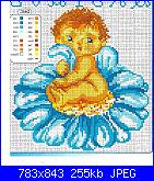 Cerco schemi Bimba nel fiore e bimbo con stella-immagine-005o-jpg