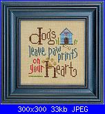 Cerco schema "Dogs leave Paw print.." di Lizzie Kate-lizzie-q003-dogs-108-jpg