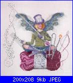 "Thimbelina The Needlework Fairy"/" Purl/Pearl The Knitting Fairy" di Lynne Nicoletti-purl%2520the%2520knit-jpg