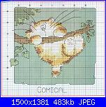 Schema "micio aggrappato ramo"-grille-jpg