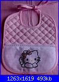 I miei lavori - Ary79-bavaglino-hello-kitty-jpg