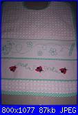 Fiorella - I miei lavori-86kb-bavetta-coccinelle-jpg