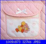 Questi sono i miei lavoretti... - pink-borsa-fasciatoio-rosa-con-papero-e-orsetto-jpg