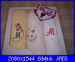 Fiorella - I miei lavori-asciugamani-marianna-laurea-inscatolati-con-biglietto-jpg