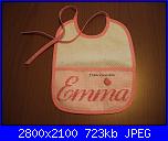 Francesca0580 - i miei lavori-bavaglino-emma-jpg