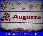 I miei piccoli piccoli lavori - Lorenza-chiampo-bavaglino-augusto2-jpg