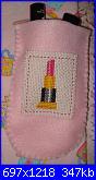 Baby1264 - I Miei Ricami a Punto Croce-porta-rossetto-feltro-ricamato-jpg