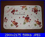 Francesca0580 - i miei lavori-tovaglietta-nome-federica-farfallina-jpg