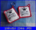 I lavori di MazingaZ-portachiavi-cats-jpg