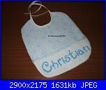 Francesca0580 - i miei lavori-bavaglino-christian-jpg