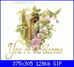 Neviana: molto piacere, sono Neviana-yourewelcome_birdhouseflowers-gif