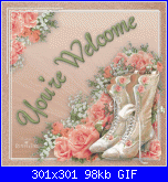 rosy65: presentazione-welcome_flower_boots-gif