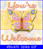 Domonic: Grazie per l'accoglienza-0_your_welcome_butterfly_glitter-gif