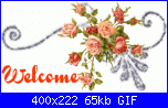 donatella guarda: ciao a tutte-welcome-flowers-glitter-picture-gif