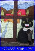 Patchwork senza ago mania"Le mie creazioni"-gatto-alla-finestra-jpg