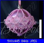 palline di natale fatte con perline-jpg