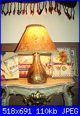 Prove di creatività-lampada-decoupage-crackl-jpg