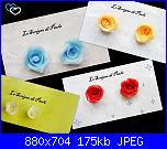 Creazioni in pasta di mais "porcellana fredda"-foto-orecchini-perno-jpg