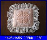 Lezioni Hardanger e miei lavori-cuscinetto-delfina-jpg