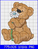 SCHEMI SCHEMI E...........ANCORA SCHEMI-bear-flower-png