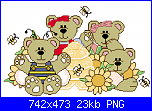 SCHEMI SCHEMI E...........ANCORA SCHEMI-bee_bear-family-png