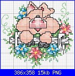 SCHEMI SCHEMI E...........ANCORA SCHEMI-maialino-fiori-png