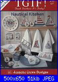 Jeanette Crews Designs 222 TGIF - Nautical Kitchen *-8859704156bc-jpg