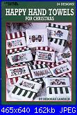 Leisure Arts 3031 - HAPPY HAND TOWELS  for Christmas di Deborah Lambein *-capa-jpg